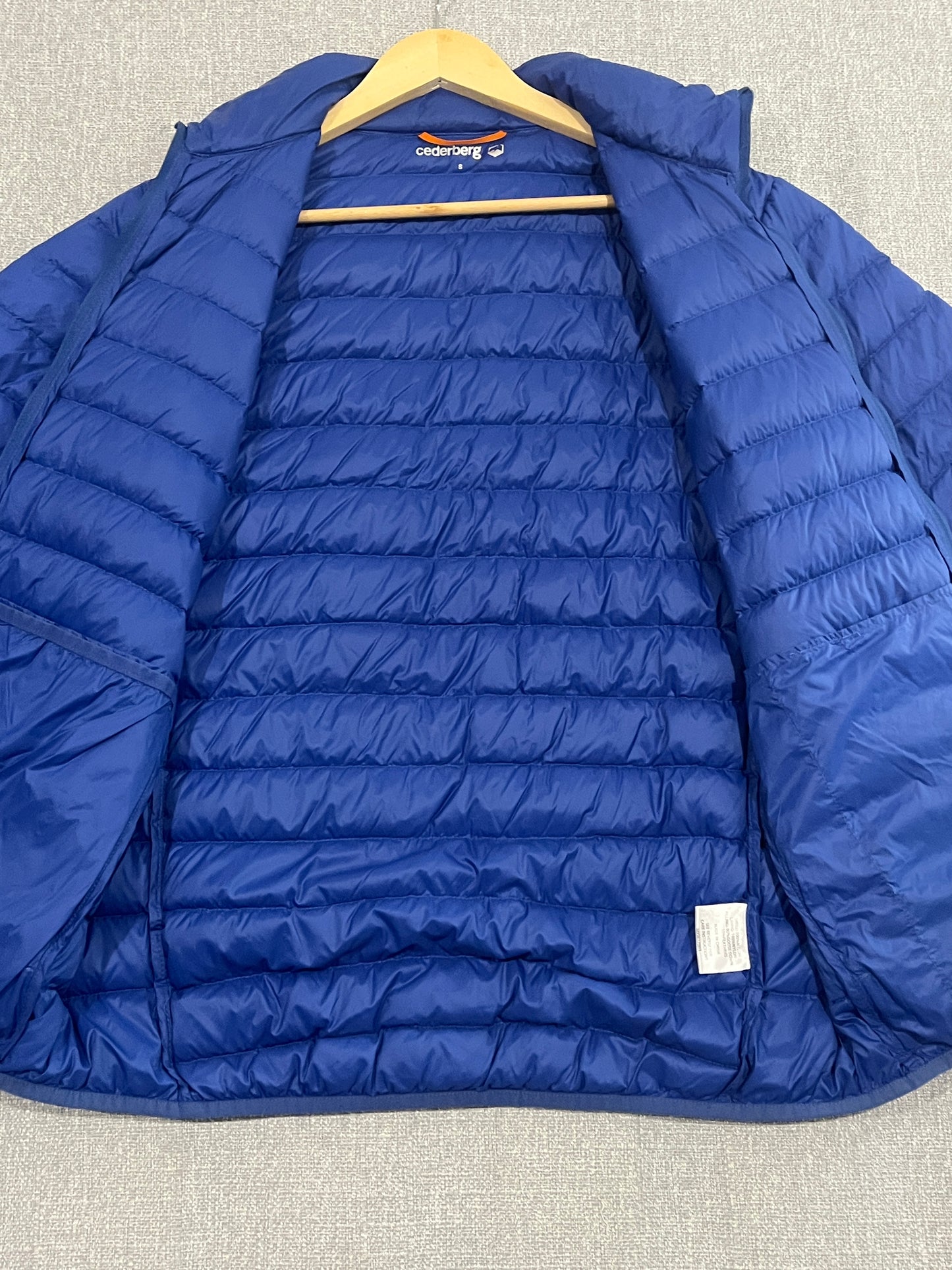 Cederberg 700 Men’s Goose Down Puffer Jacket Blue Size S