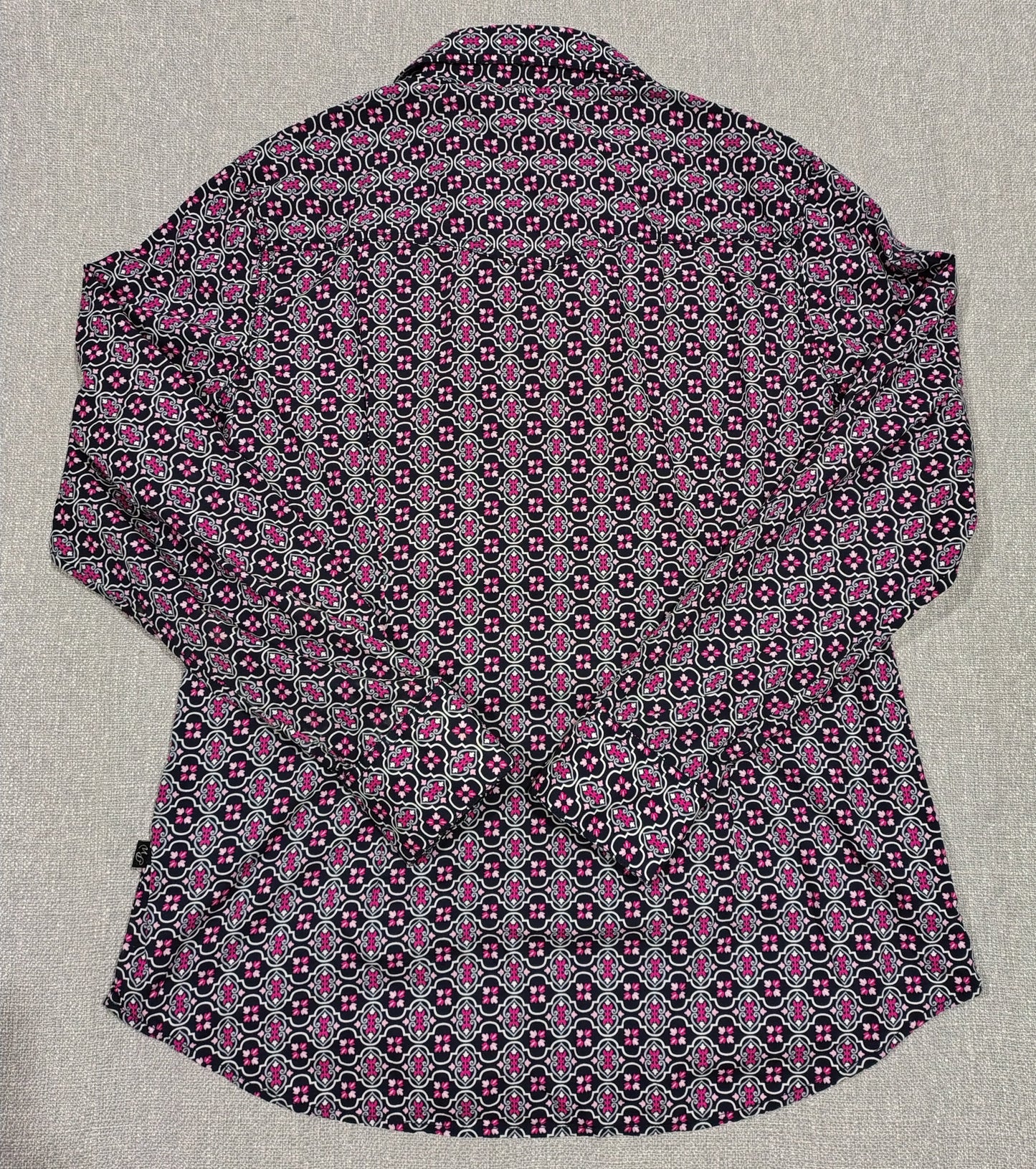 Pure Western Patterned Western Shirt – Womens Size 16