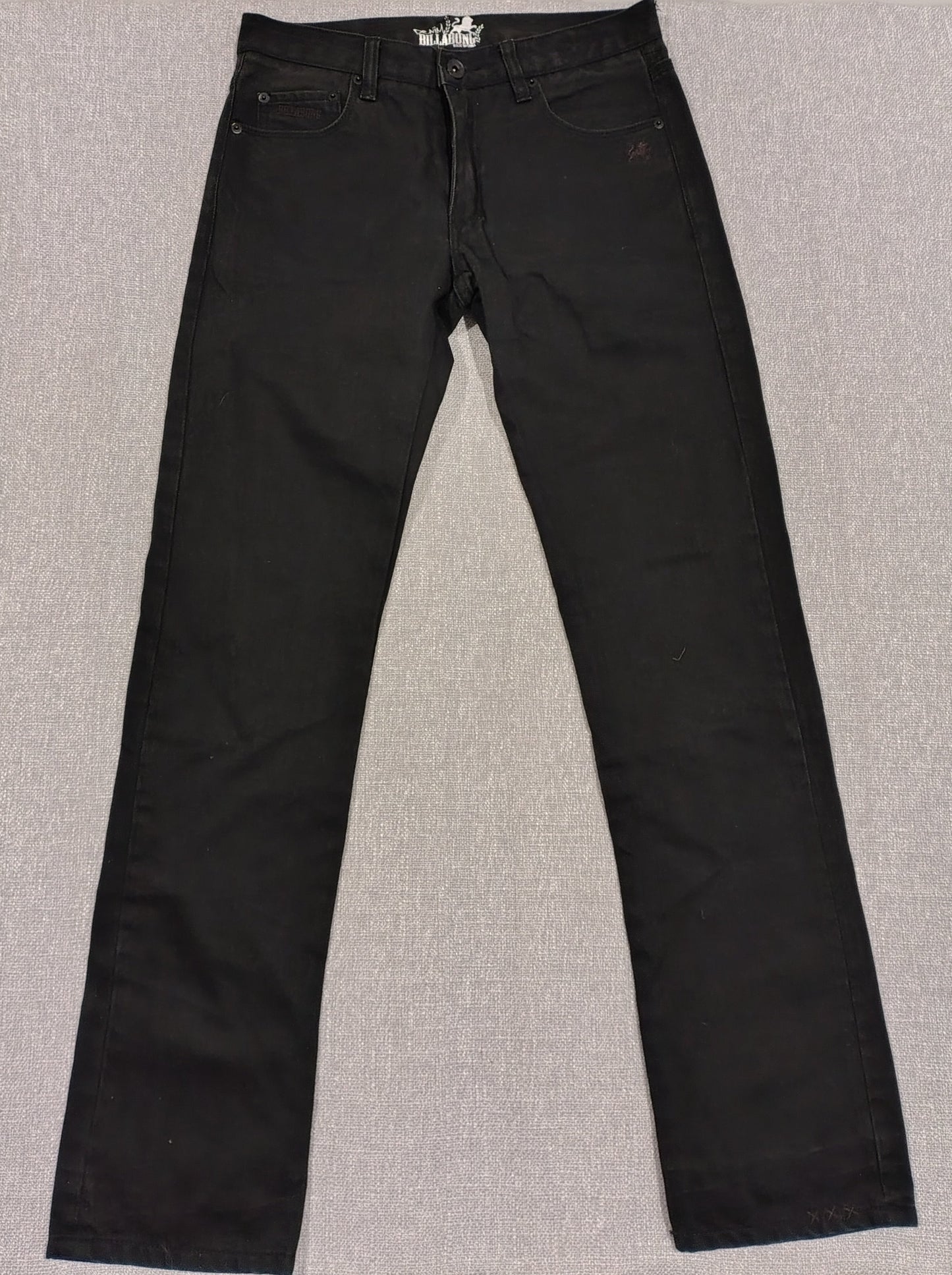 Billabong Denim Jeans Mens W30 Black Straight Leg Skate Jeans
