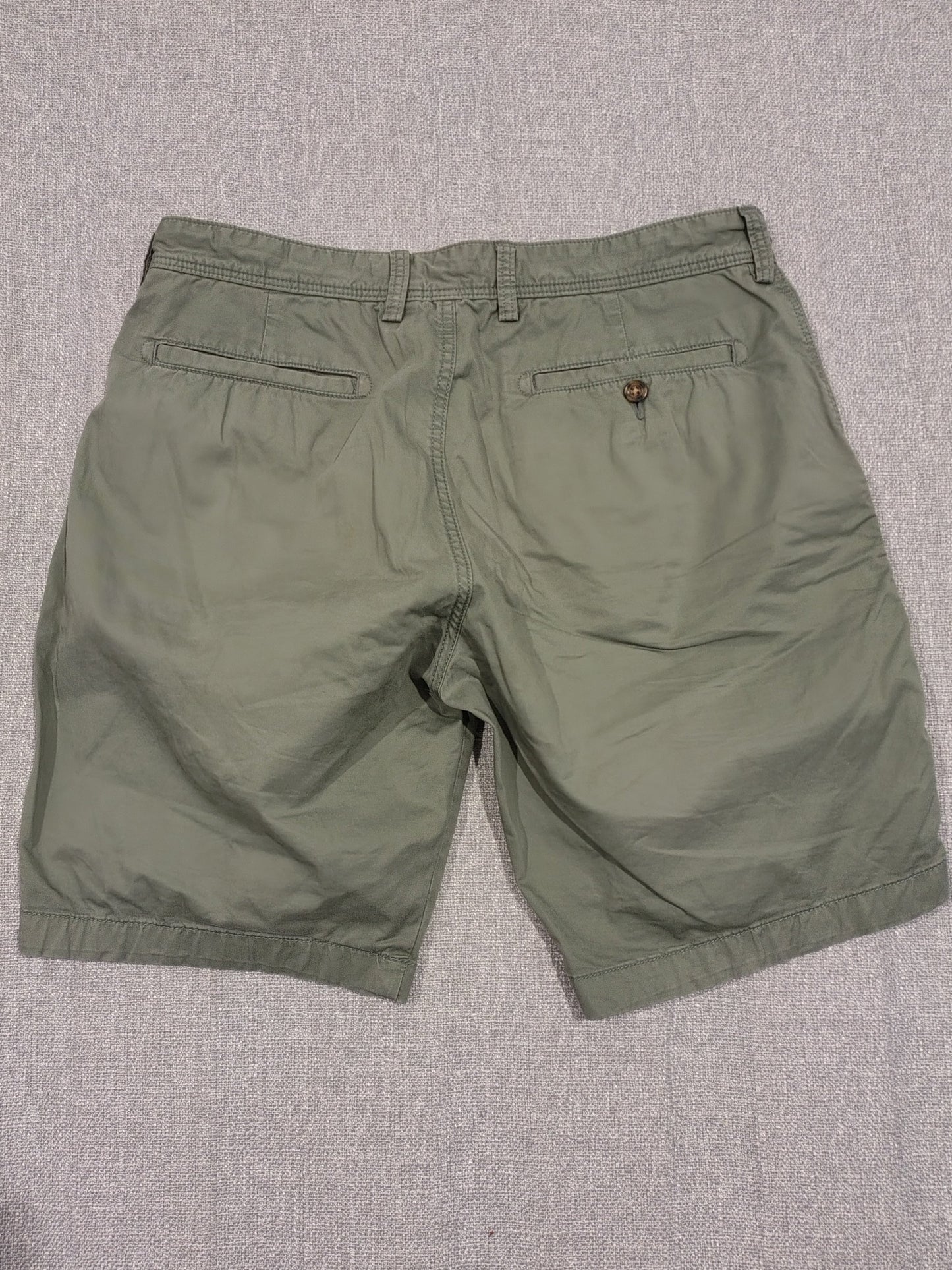 Country Road Chino Shorts Mens 32 Green Stretch Casual
