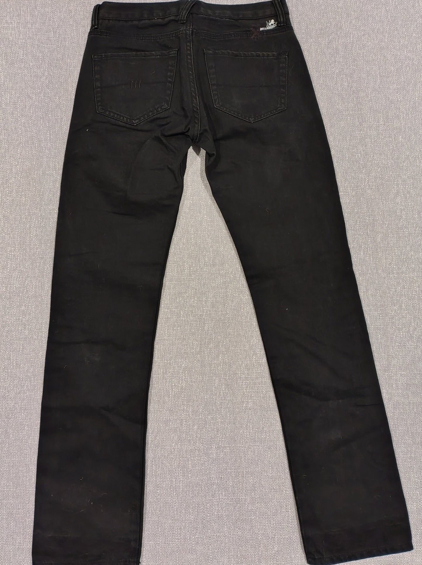 Billabong Denim Jeans Mens W30 Black Straight Leg Skate Jeans